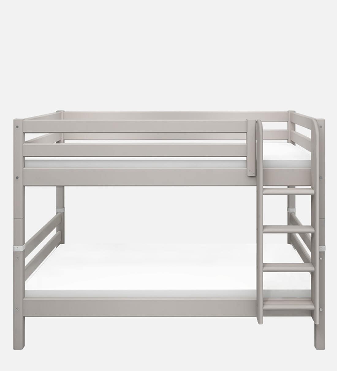Buy Classic Solid Wood Bunk Bed in Grey Finish by Flexa Online Bunk