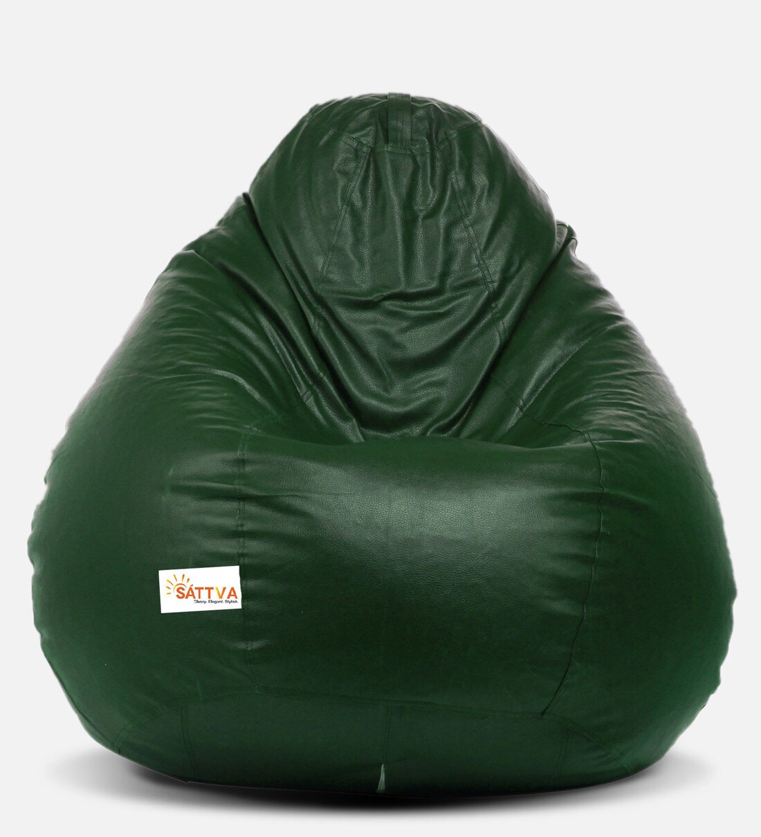 Buy Classic XXL Bean Bag with Beans in Dark Green Colour at 22 OFF by
