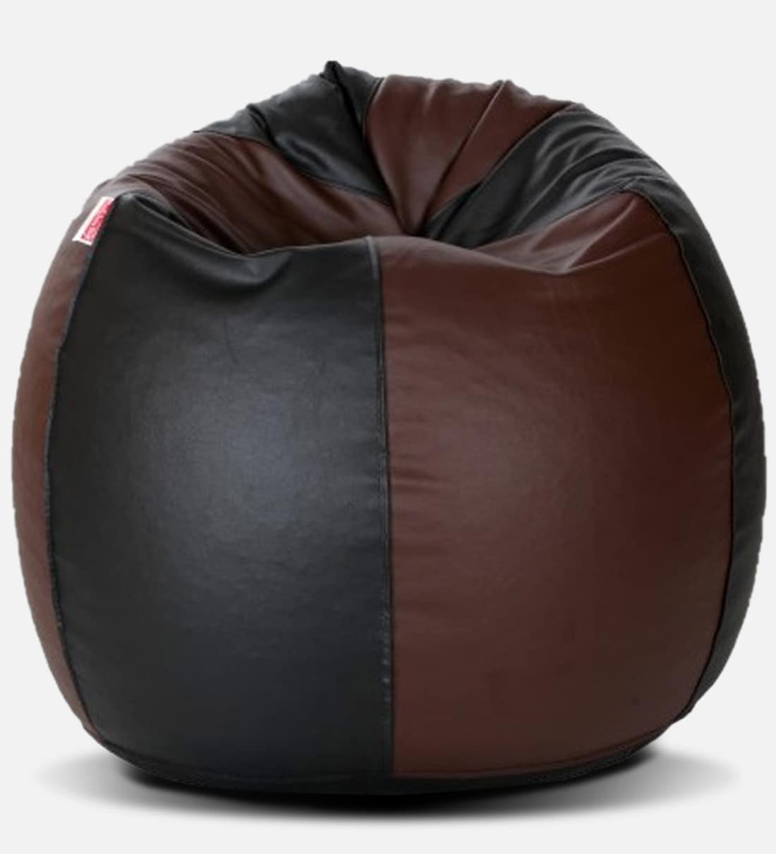 Buy Classic XXXL Bean Bag with Beans in Black & Brown Colour by Sattva ...