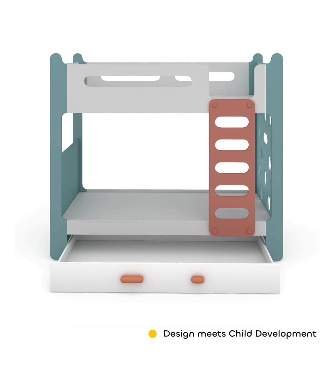 Buy Climbr Bunk Bed in Marine Teal Colour by Smartsters Online Bunk Beds Bunk Beds
