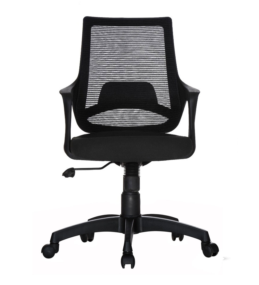 Buy Clio Mid Back Ergonomic Office Chair in Black Colour by Teal Online