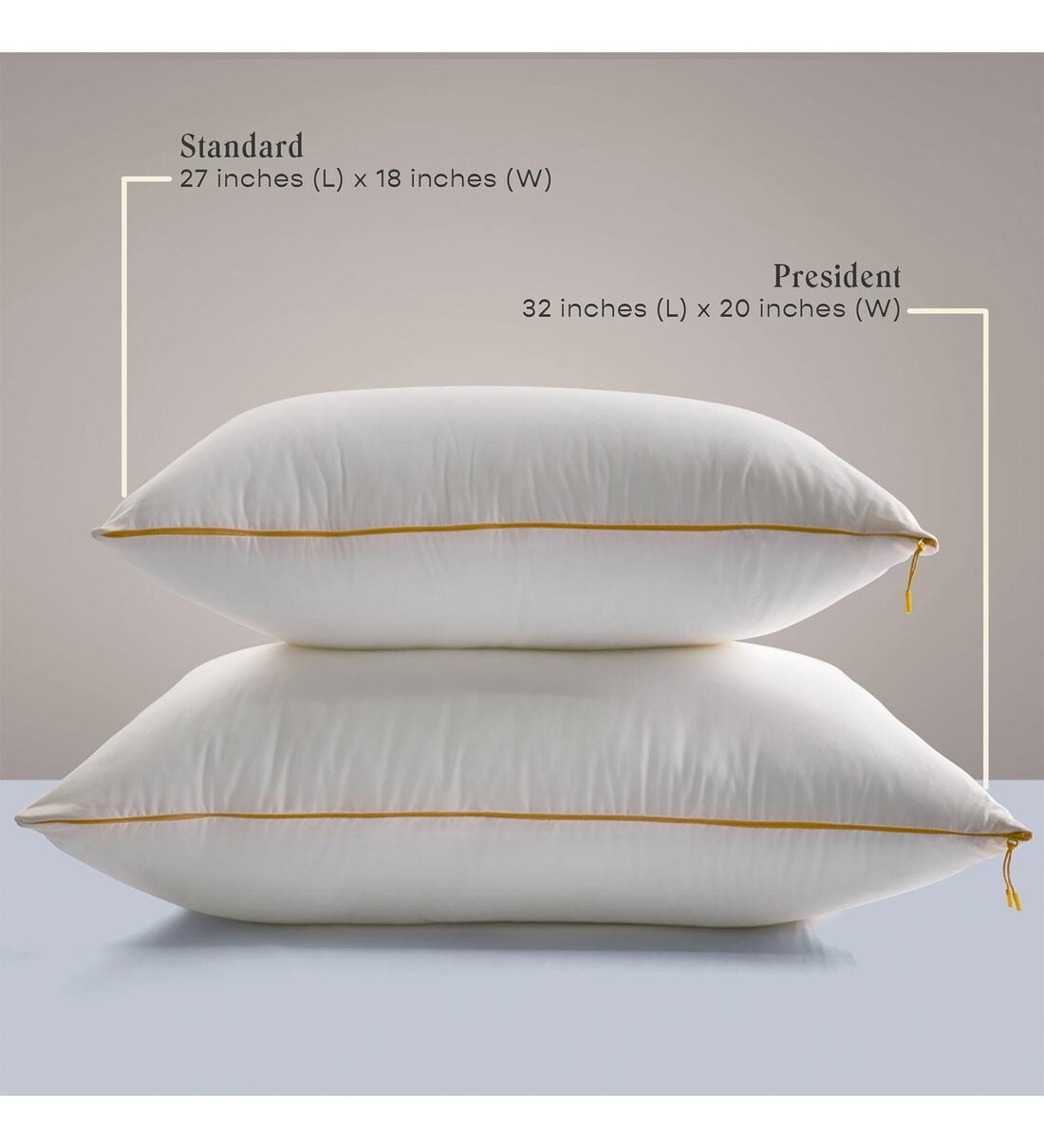 Buy Restofit Microfiber Cloud Sleeping Pillows with Adjustable Zipper, Set  of 4 (Standard Size, 26x16 Inches)