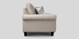Claire Velvet 3 Seater Sofa in Beige Colour