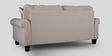 Claire Velvet 3 Seater Sofa in Beige Colour
