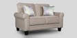 Claire Velvet 2 Seater Sofa in Beige Colour