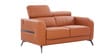 Clarissa Half Leather 2 Seater Sofa in Exotica Harvest Gold colour