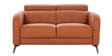 Clarissa Half Leather 2 Seater Sofa in Exotica Harvest Gold colour
