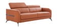 Clarissa Half Leather 3 Seater Sofa in Exotica Harvest Gold colour