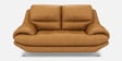 Clarkson Leatherette 2 Seater Sofa in Camel Brown Colour