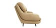 Clarkson Leatherette 2 Seater Sofa in Mushroom Beige Colour