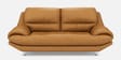 Clarkson Leatherette 3 Seater Sofa in Camel Brown Colour