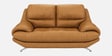 Clarkson Leatherette 2 Seater Sofa in Camel Brown Colour