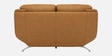 Clarkson Leatherette 2 Seater Sofa in Camel Brown Colour