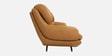 Clarkson Leatherette 3 Seater Sofa in Camel Brown Colour