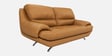 Clarkson Leatherette 3 Seater Sofa in Camel Brown Colour