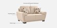 Clarksville Fabric 2 Seater Sofa in Biscuit Beige Colour Clarksville Fabric 2 Seater Sofa in Biscuit Beige Colour