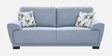 Clarksville Fabric 3 Seater Sofa in Powder Blue Colour