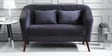 Claro Fabric 2 Seater Sofa in Dark Grey Colour Claro Fabric 2 Seater Sofa in Dark Grey Colour
