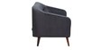 Claro Fabric 2 Seater Sofa in Dark Grey Colour Claro Fabric 2 Seater Sofa in Dark Grey Colour