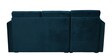 Claven Velvet RHS Pull Out Sofa Cum Bed In Teal Blue Colour With Storage