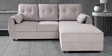 Clement 5 Seater LHS Sectional Sofa in Grey Colour