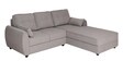 Clement 5 Seater LHS Sectional Sofa in Grey Colour