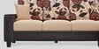 Cloud Fabric 3+2 Seater Corner Sofa in Brown Color