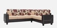 Cloud Fabric 3+2 Seater Corner Sofa in Brown Color
