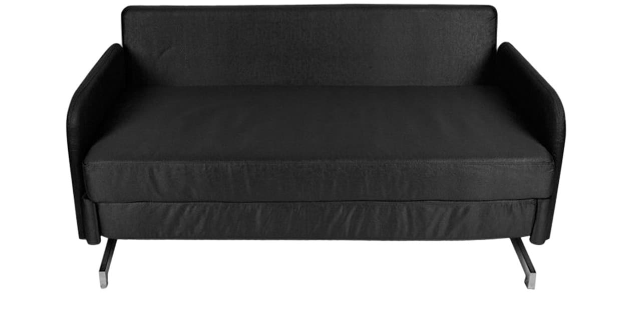 black sofa cum bed