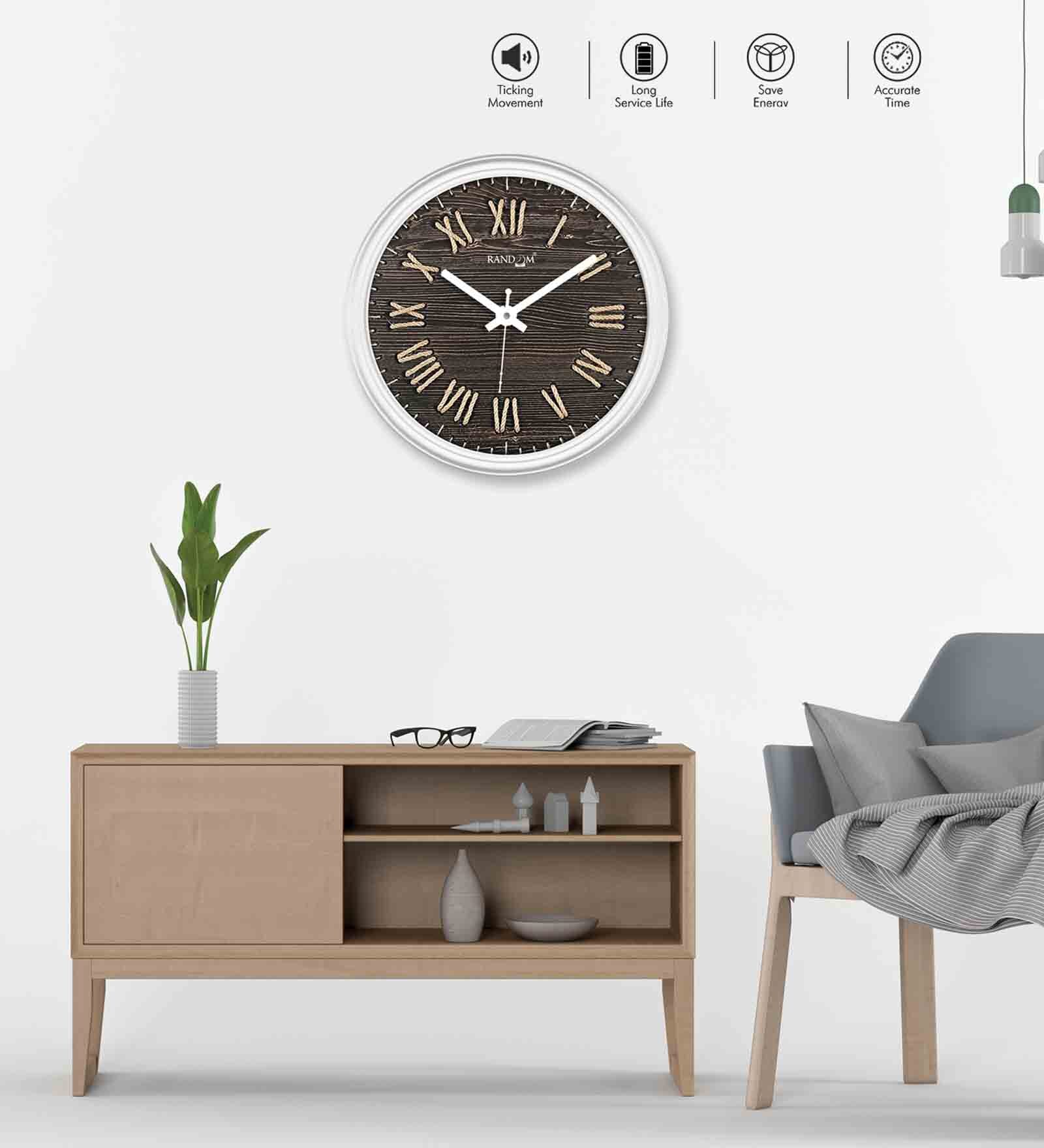 Classic & Modern Multicolour Plastic Wall Clock