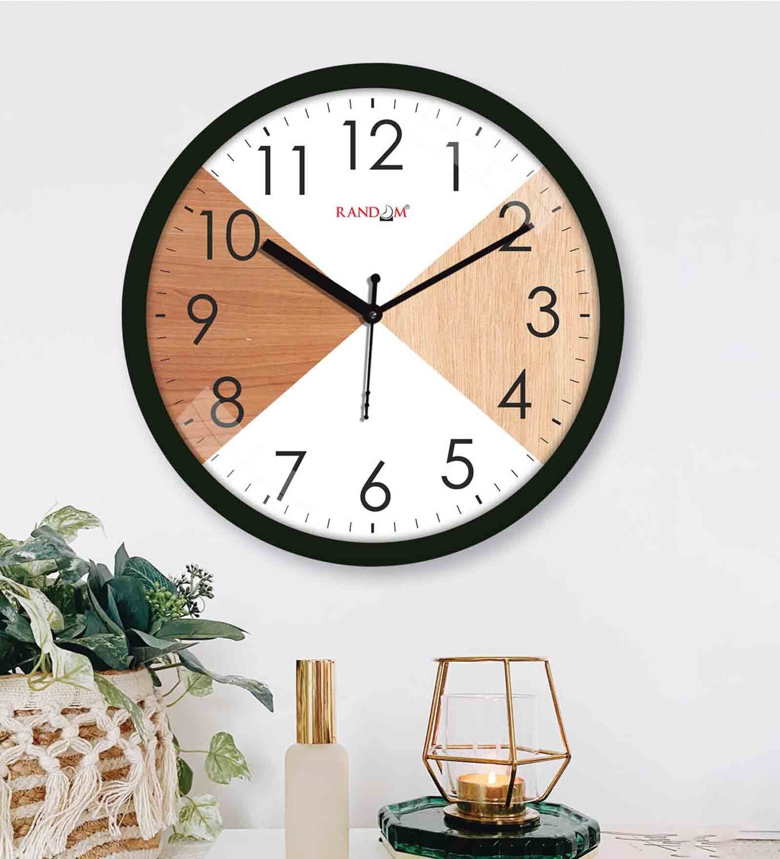 Classic & Modern Multicolour Plastic Wall Clock