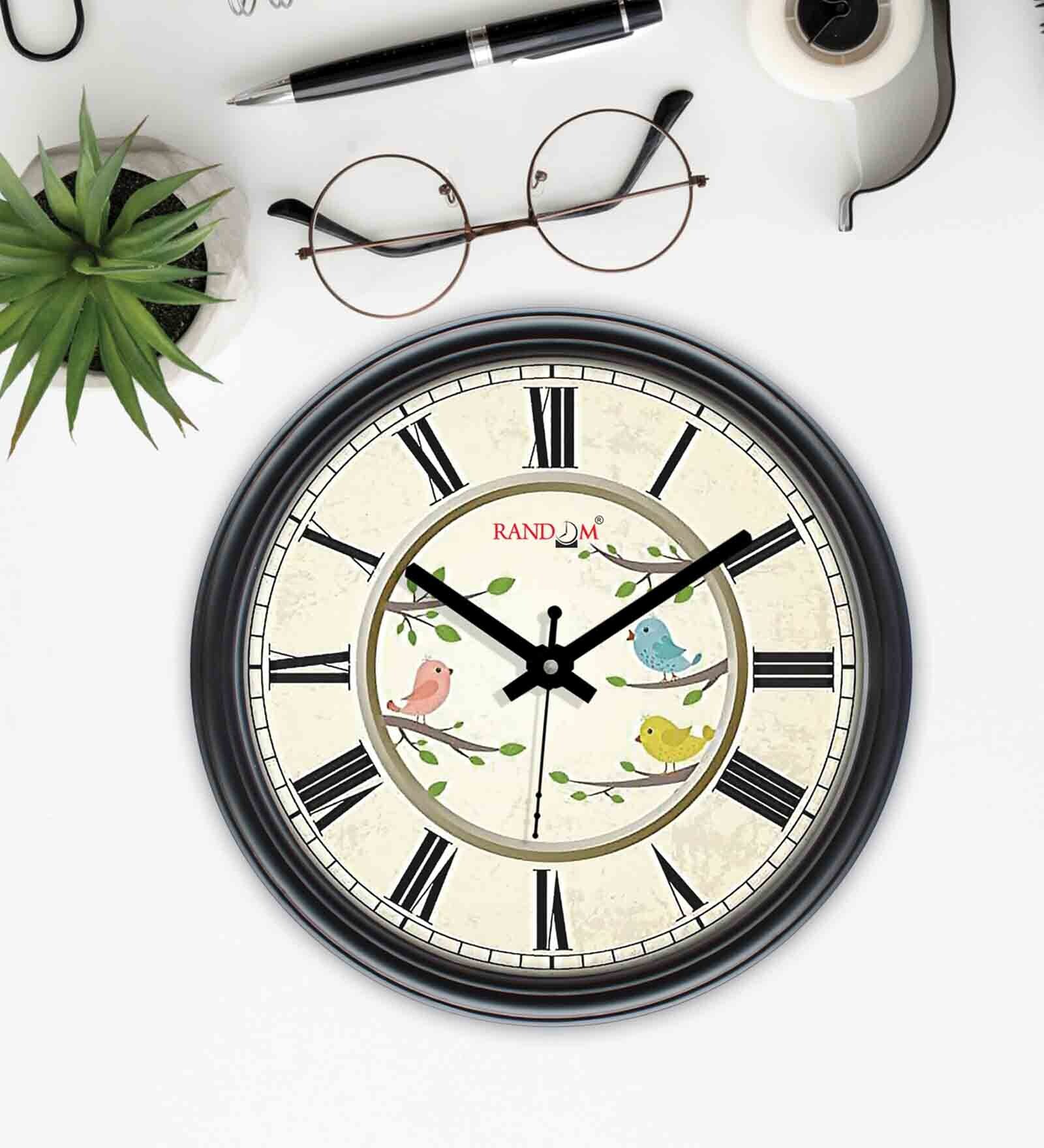 Buy Classic & Modern Multicolour Plastic Wall Clock at 48 OFF by