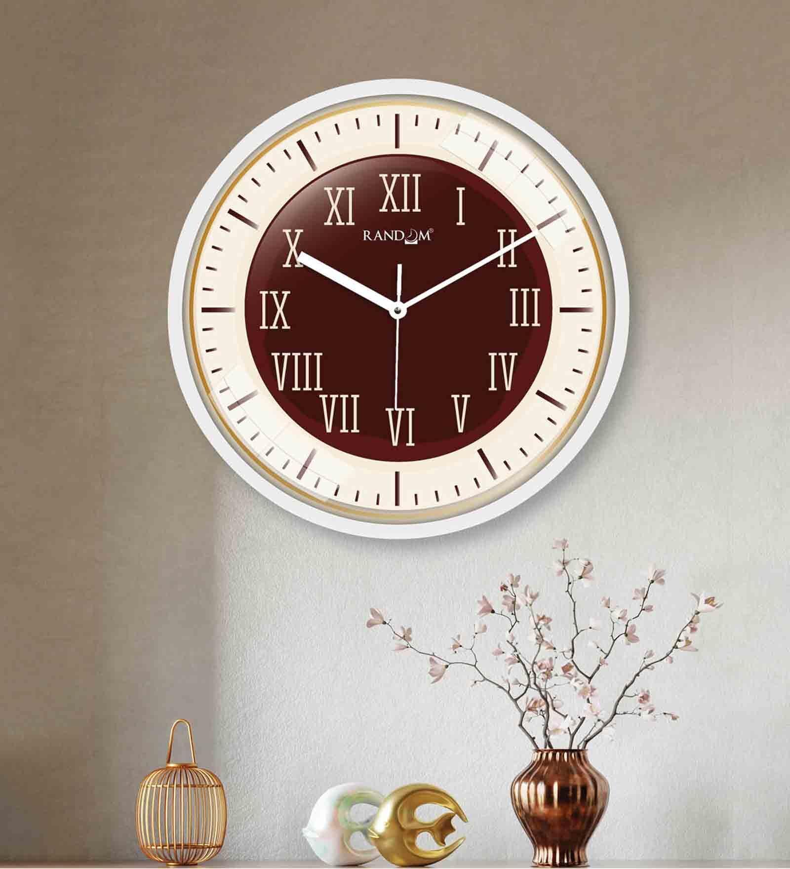 Classic & Modern Multicolour Plastic Wall Clock