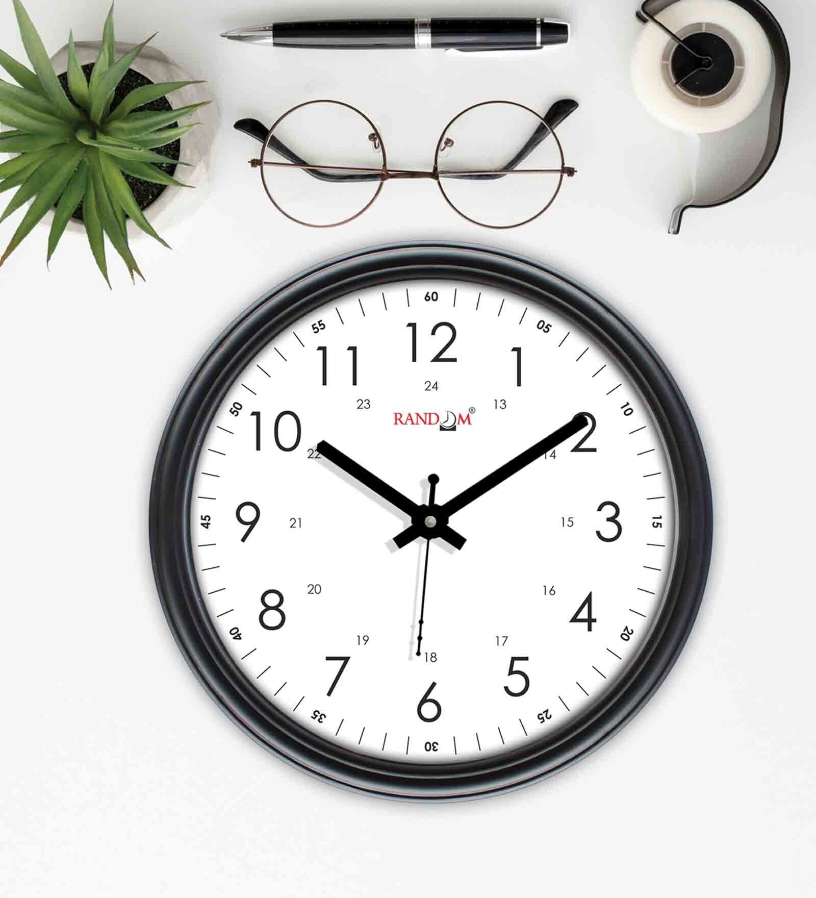 Classic & Modern Multicolour Plastic Wall Clock