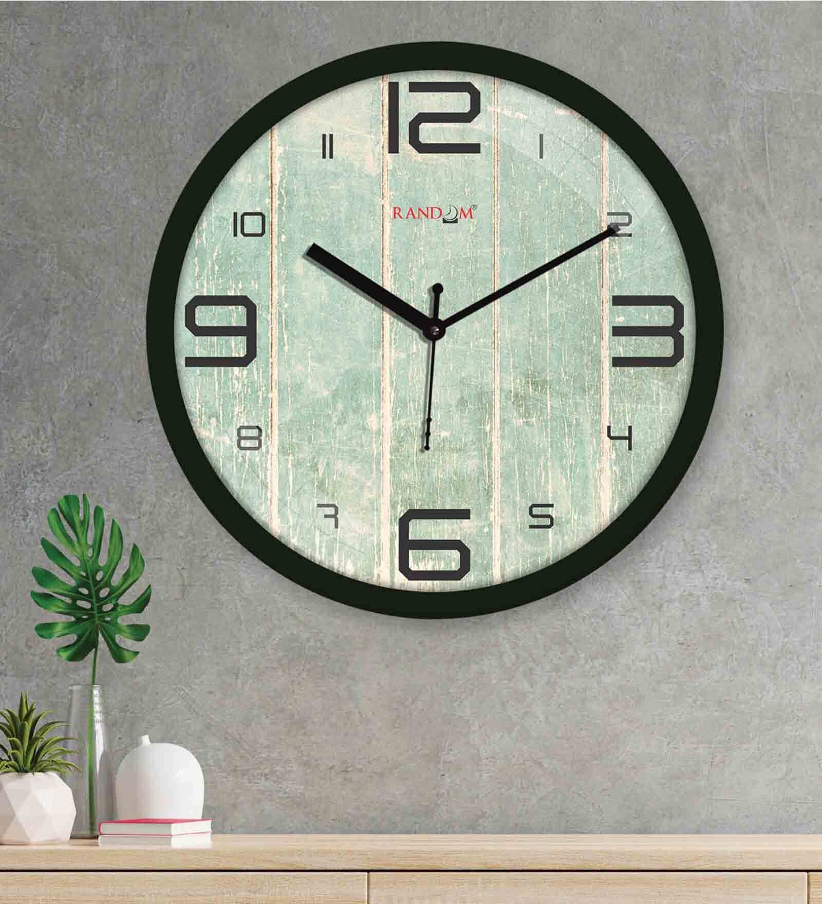 Classic & Modern Multicolour Plastic Wall Clock