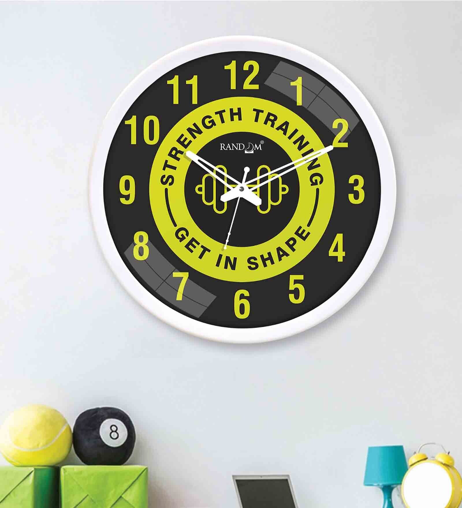 Classic & Modern Multicolour Plastic Wall Clock