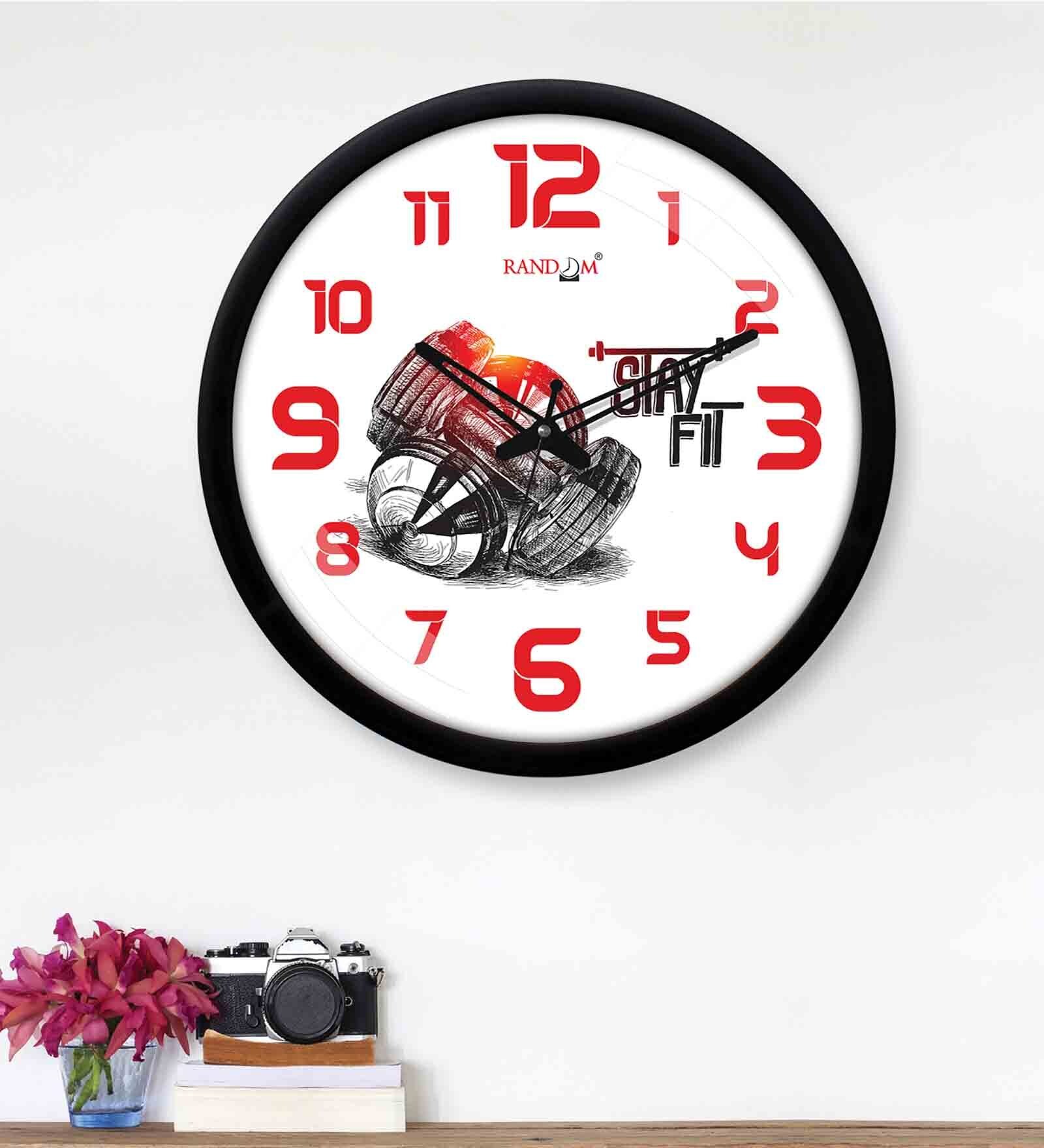 Buy Classic & Modern Multicolour Plastic Wall Clock at 11 OFF by