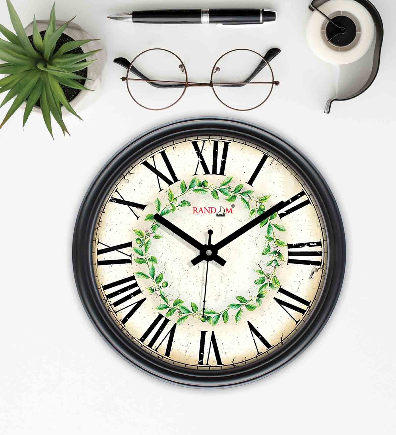 Classic & Modern Multicolour Plastic Wall Clock