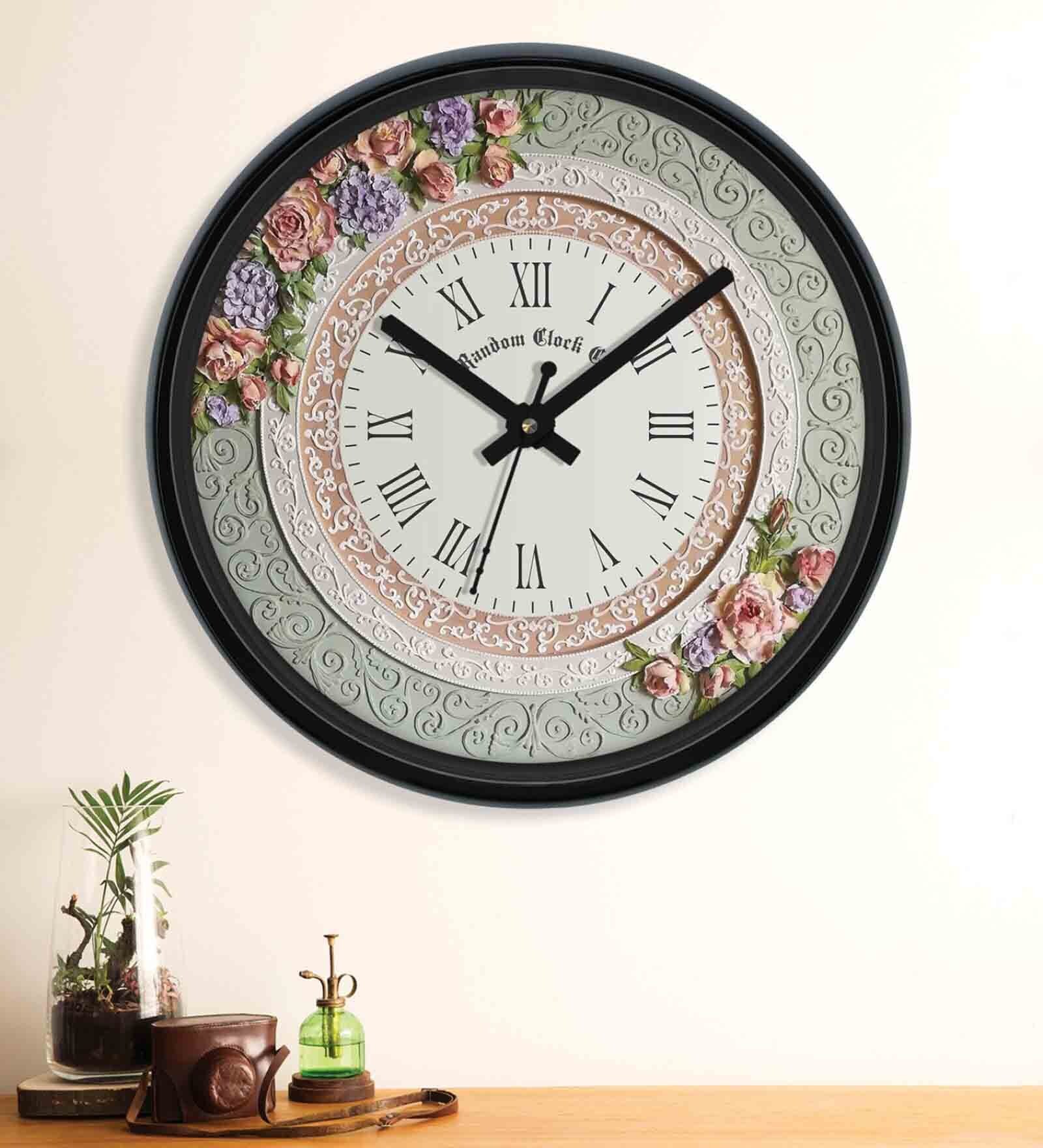 Classic & Modern Multicolour Plastic Wall Clock