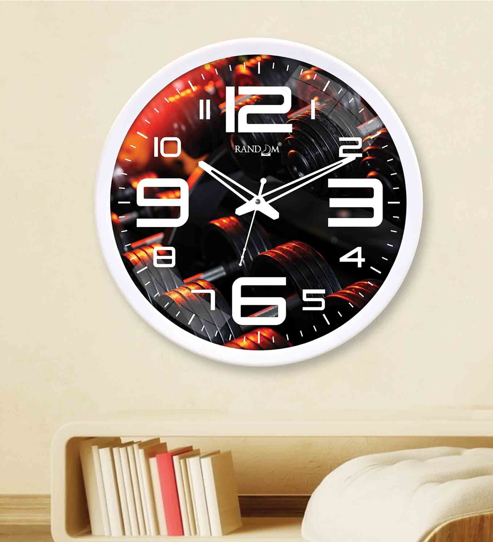 Classic & Modern Multicolour Plastic Wall Clock