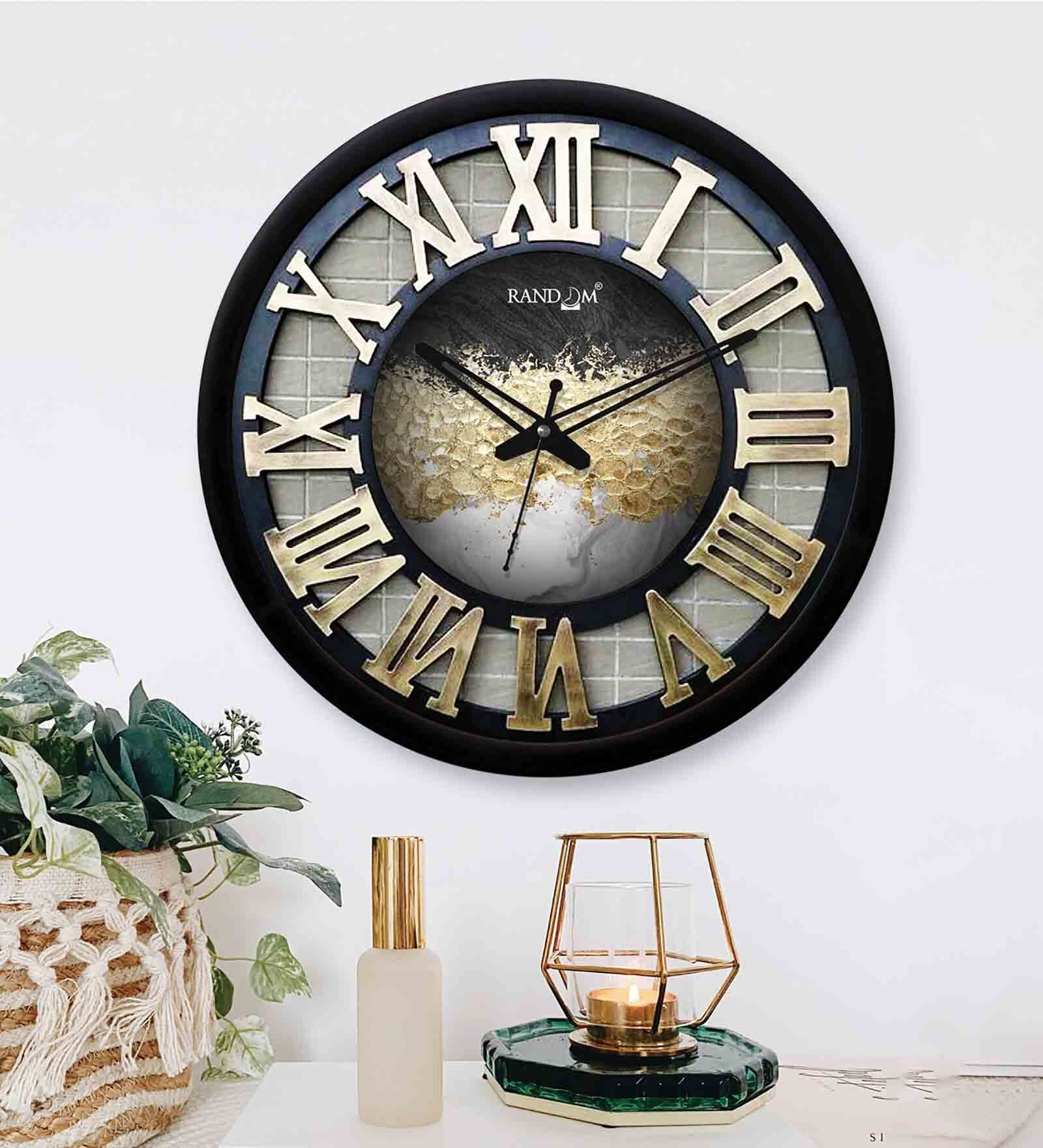 Classic & Modern Multicolour Plastic Wall Clock