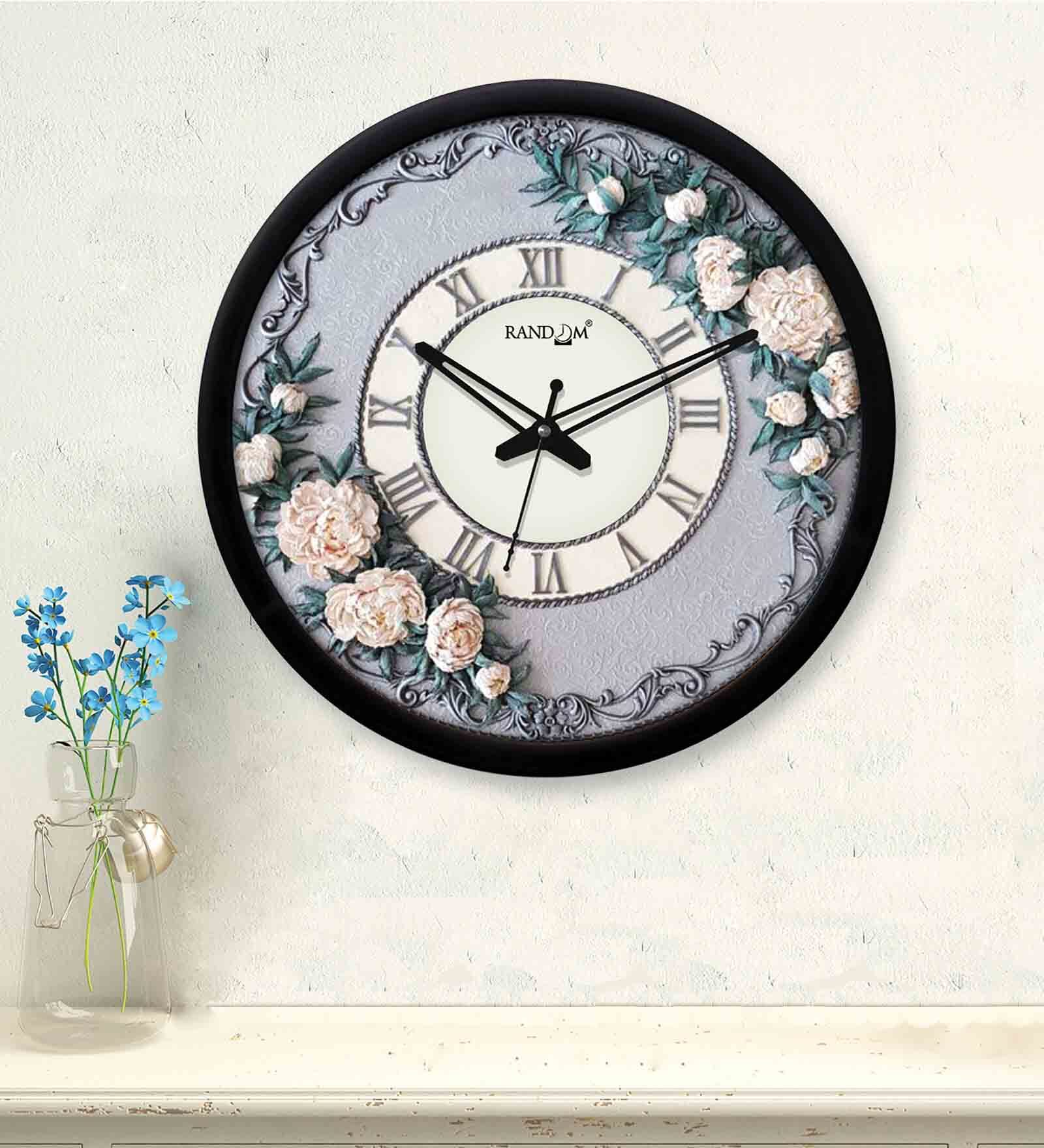 Classic & Modern Multicolour Plastic Wall Clock