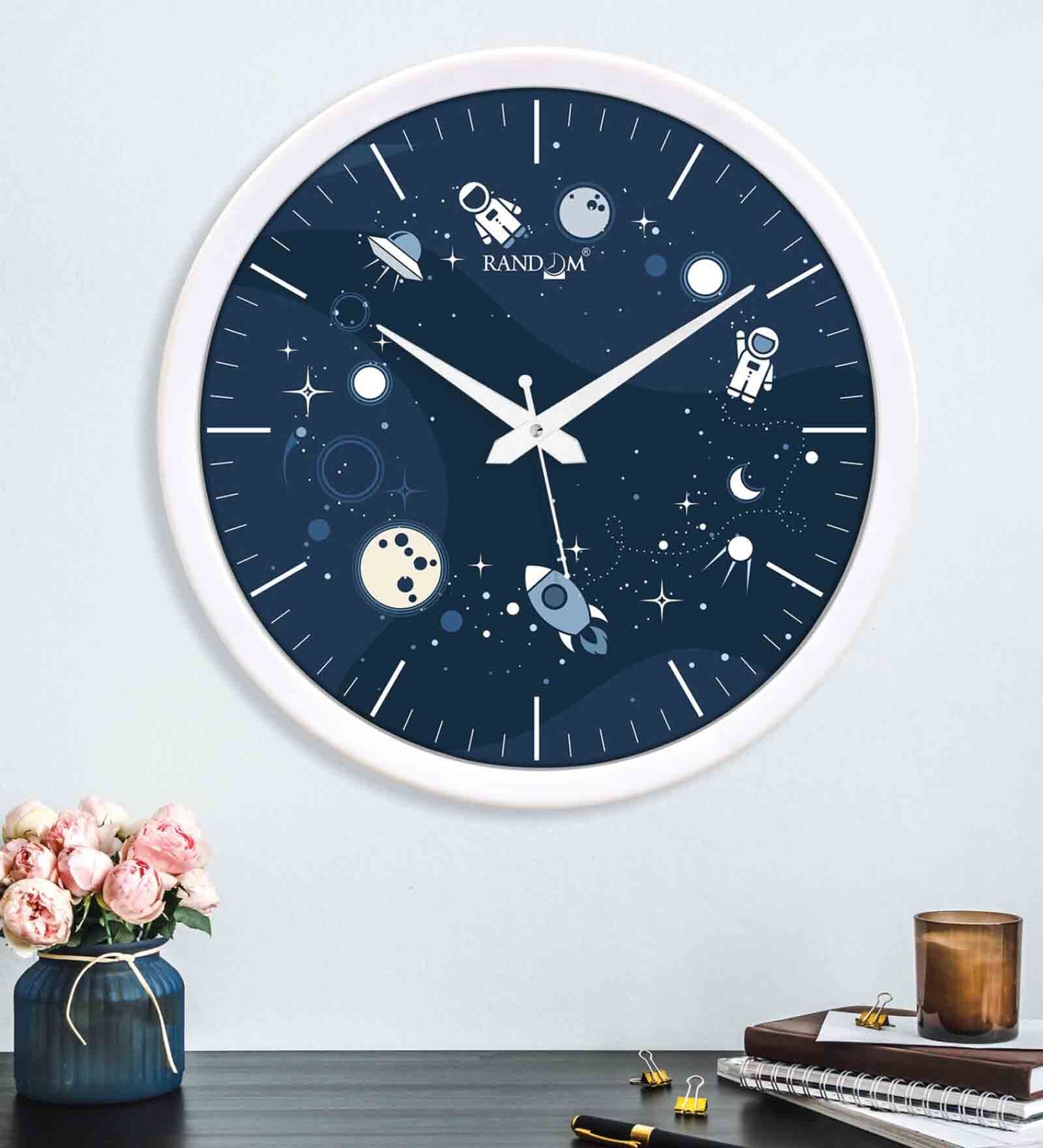 Classic & Modern Multicolour Plastic Wall Clock