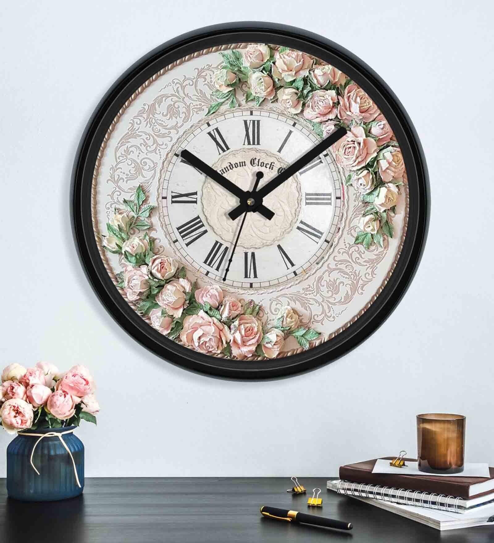 Classic & Modern Multicolour Plastic Wall Clock