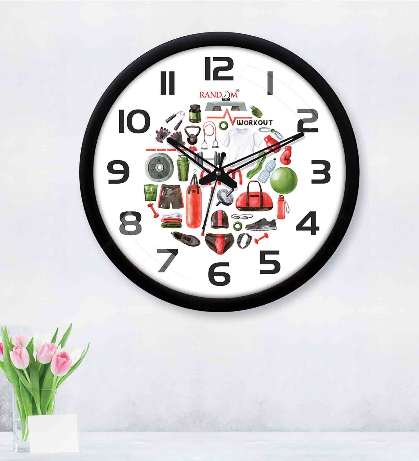 Classic & Modern Multicolour Plastic Wall Clock