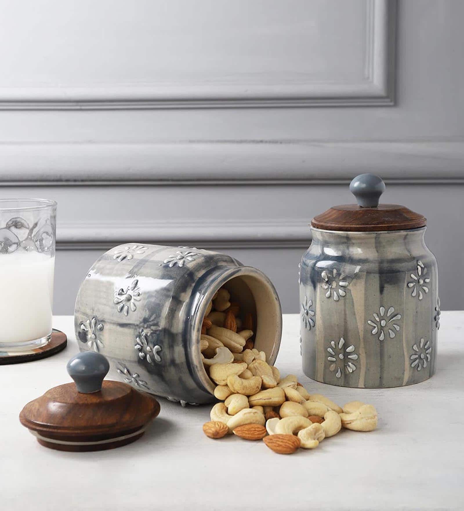 Classic (Set of 2) Ceramic Storage Jar