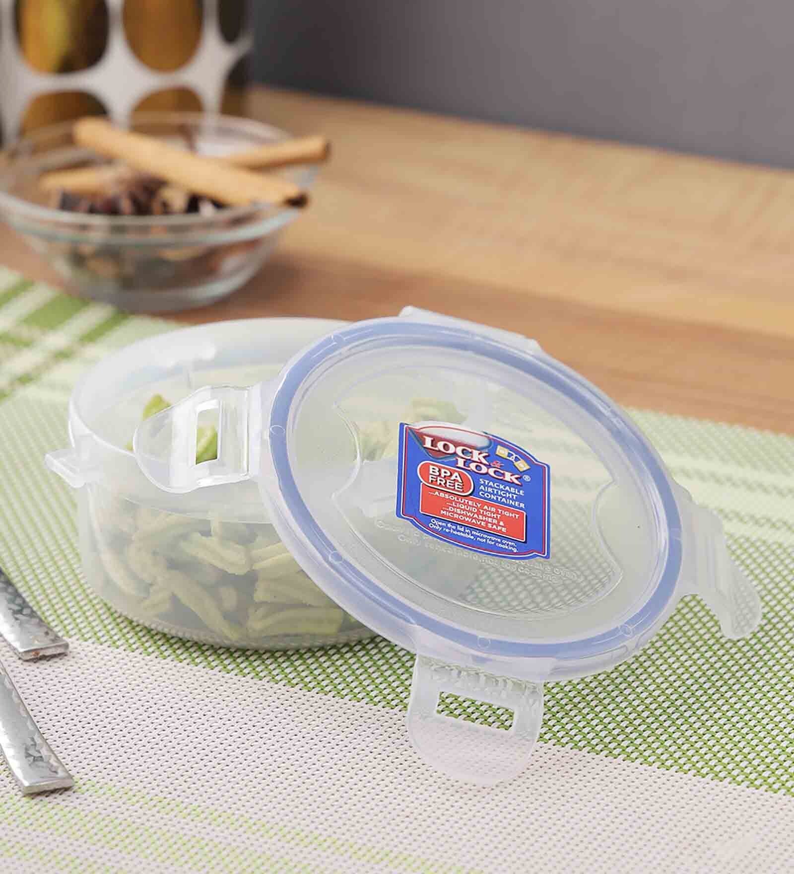 Classic 300Ml Transparent Plastic Airtight Food Storage Container With Leak Proof Lid