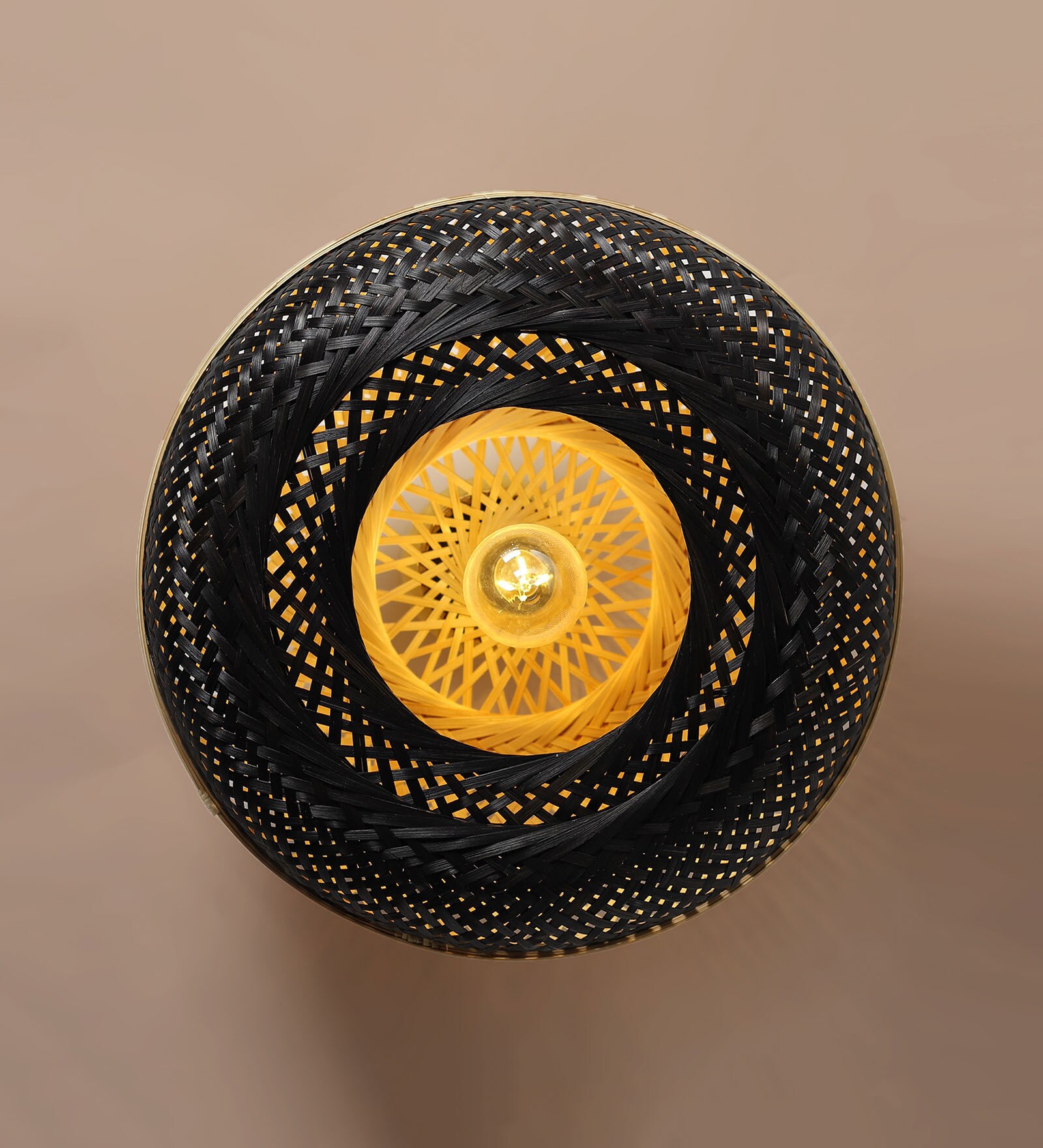 Classic Bamboo Wall Light in Black Colour Classic Bamboo Wall Light in Black Colour