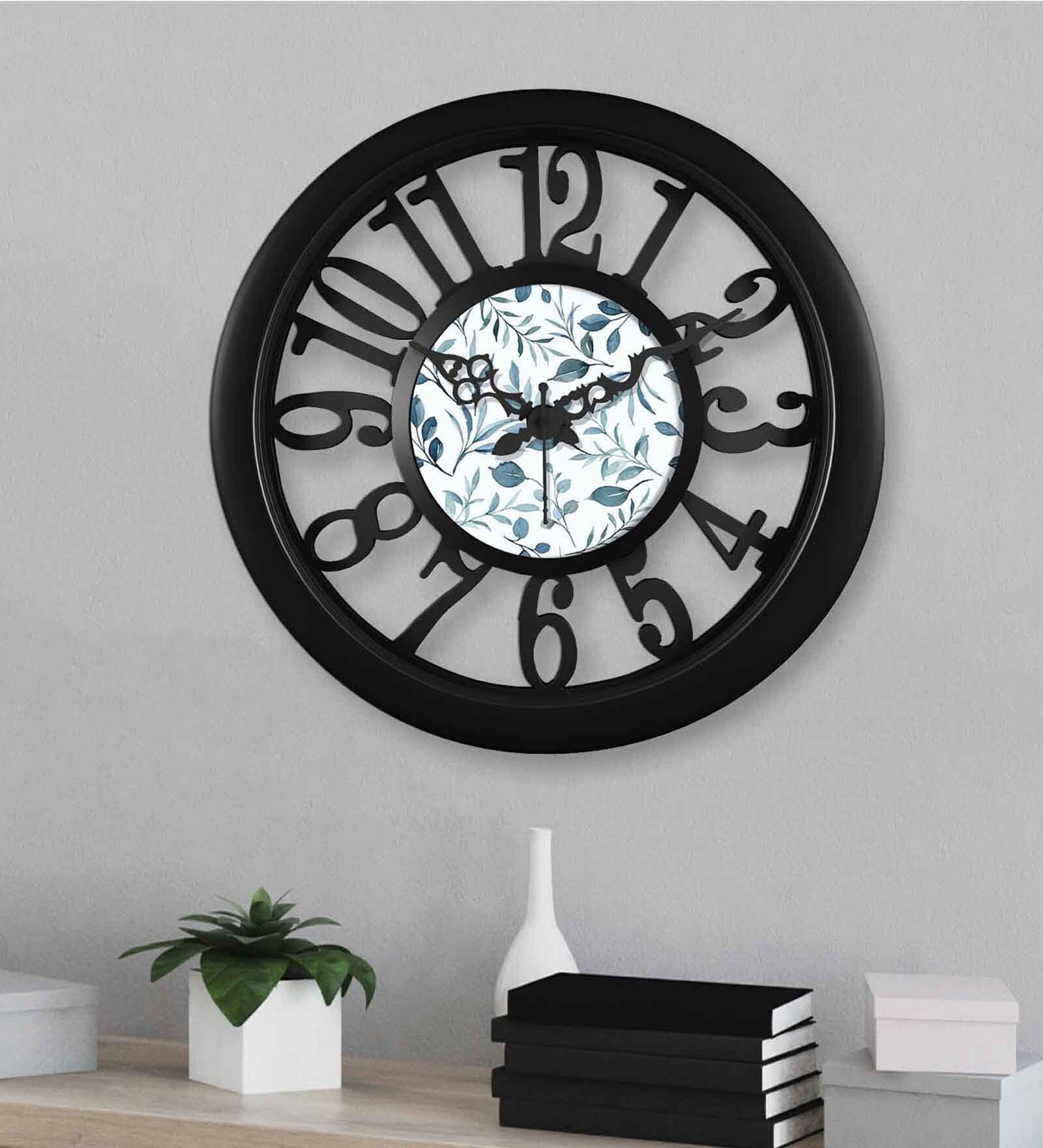 Buy Classic Black Plastic Modern Wall Clock at 29% OFF by Random ...