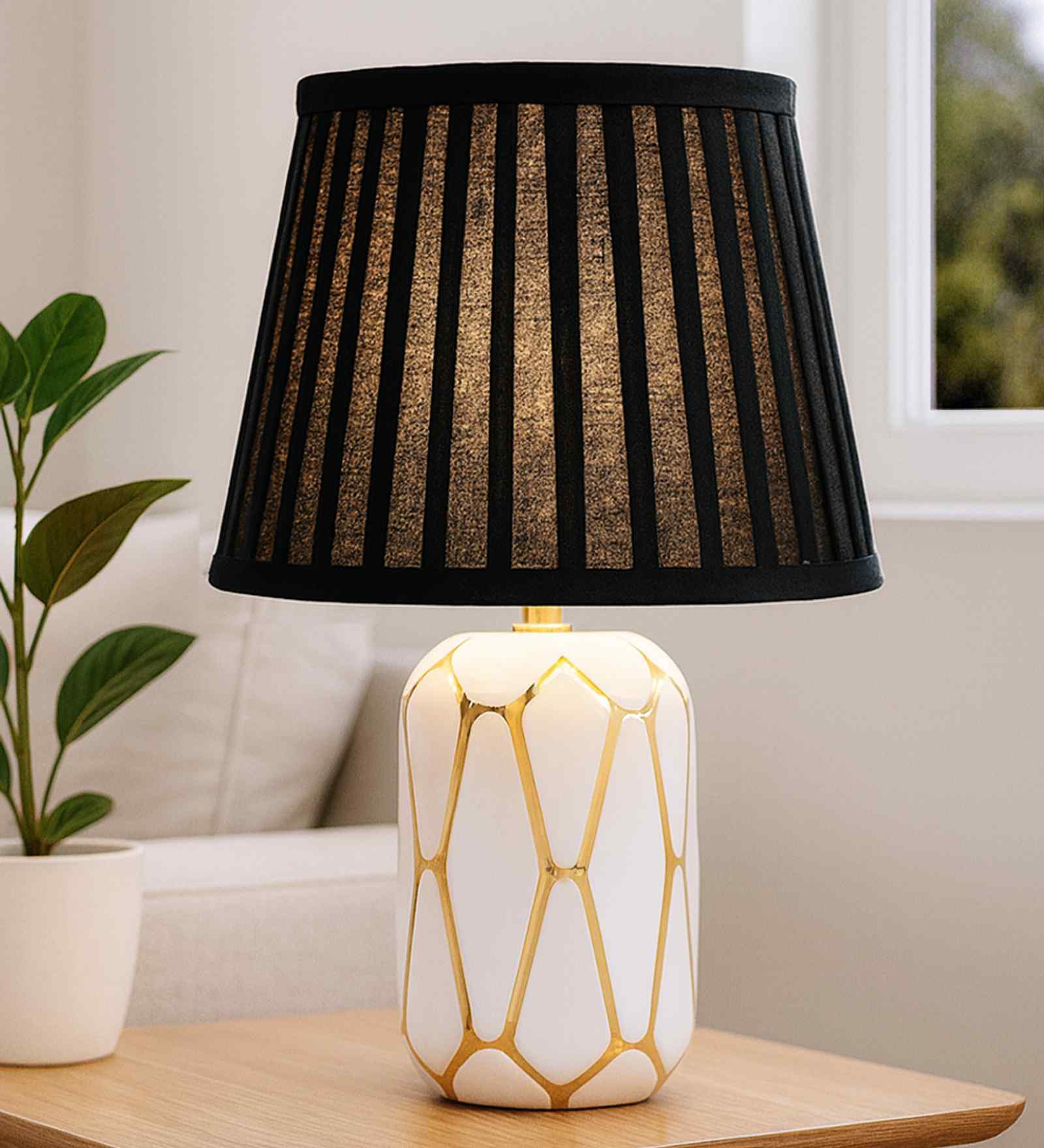 Classic Ceramic Base Bedside Table Lamp